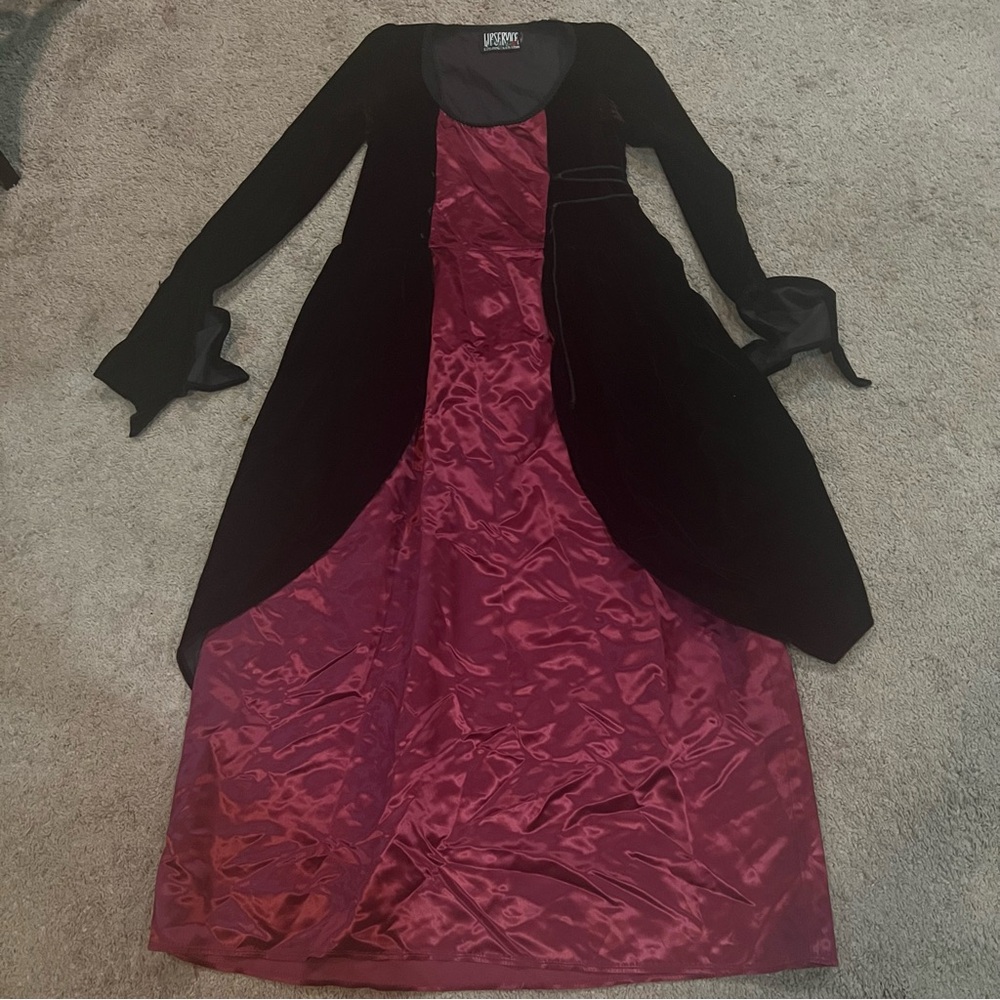 Lip service velvet and satin dress